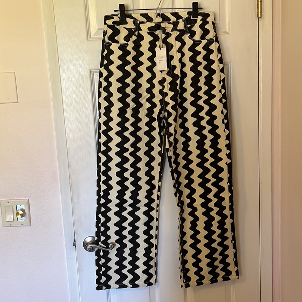 Cider Women’s Wavy Retro Jeans NWT Sz XL